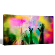 Abstract Party Picture Giclee Prints / Zeitgenössische Leinwand Wand Kunst / Gerahmter Leinwanddruck Dropship